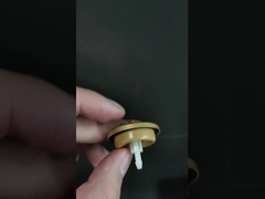 Bocal de distribuição de mousse capilar, válvula de pulverização de mousse capilar, tampão de pulverização de mousse capilar, produto de peinado