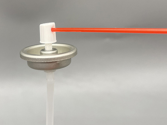 comprar Válvula de aerossol de 360 graus com atuador para produtos domésticos Perfeito para limpeza e tratamentos de superfície Fabricação em linha