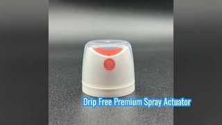 Tecnologia de atuador de spray corporal sem gotejamento premium