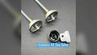 Válvula de spray desodorante de longa duração