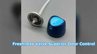 Válvula de spray corporal com frescor duradouro