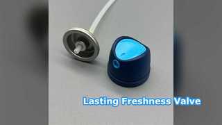 Válvula de spray corporal com frescor duradouro