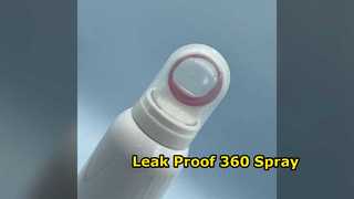 Prova de medição de precisão da válvula de spray de protetor solar