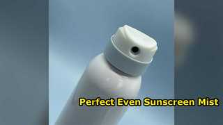 Válvula de spray protetor solar de alto desempenho para cobertura uniforme