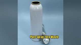 Sistema de bolsa em válvula estéril em spray