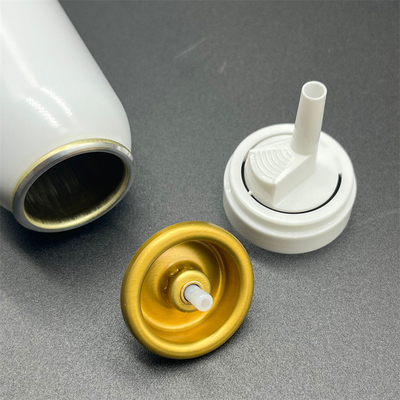 comprar Válvula de Aerossol de Alumínio Prata/Dourado para Dispensação de Spray de Espuma de Mousse de Cabelo Fabricação em linha