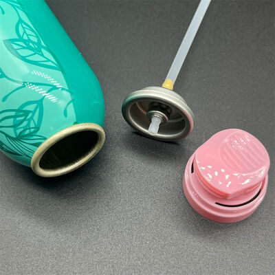 comprar Válvula de aerossol de precisão com bocal de névoa ultrafinos para desempenho livre de resíduos e operação a 360 ° em shampoo seco Fabricação em linha