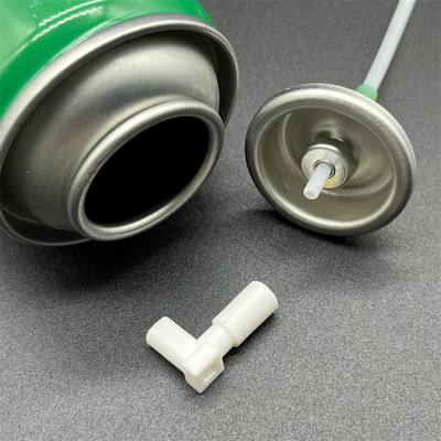 comprar 1 polegada de válvula medido aerossol com L forma actuador válvula de controle de precisão para refrescantes de ar durável e confiável Fabricação em linha