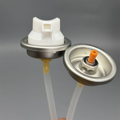 comprar Integrated Brush Aerosol Valve for Car Seat and Fabric Cleaner Aerosol Tin Cans Fabricação em linha