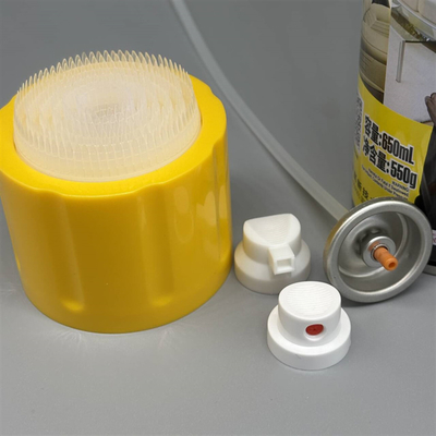 comprar Válvula de limpeza de espuma de pulverização e tampa para e saída de espuma consistente Fabricação em linha