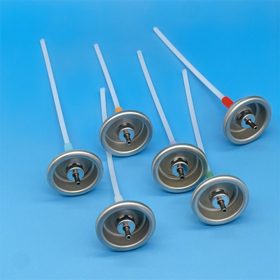 comprar Acessórios para Válvula Dosadora de Boa Qualidade para Aerossol, Válvula de Pulverização de Gás com haste de metal e atuador em L Fabricação em linha