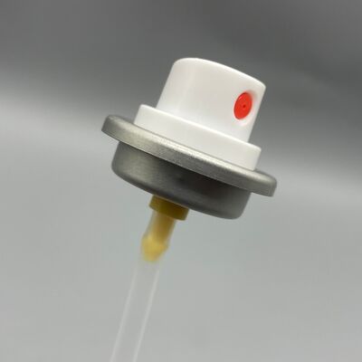 comprar Válvula de aerossol de brilho de cabelo de névoa fina para fórmulas leves à base de óleo Fabricação em linha