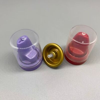 comprar Valva de mousse de cabelo de alumínio com distribuição de 360 graus e compatibilidade de saco em válvula para estilo profissional Fabricação em linha