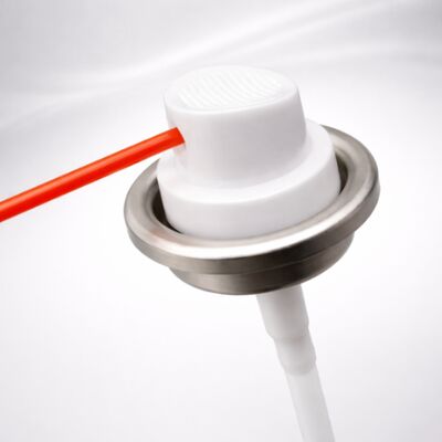 comprar Válvula de pulverização de 360° com construção de chapa de alumínio para distribuição de aerossóis de várias posições Fabricação em linha