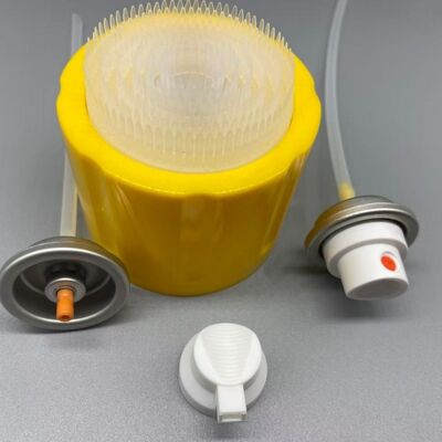 comprar Válvula de limpeza de espuma pesada com tampa de escova de limpeza para cuidados com tapetes e assentos Fabricação em linha
