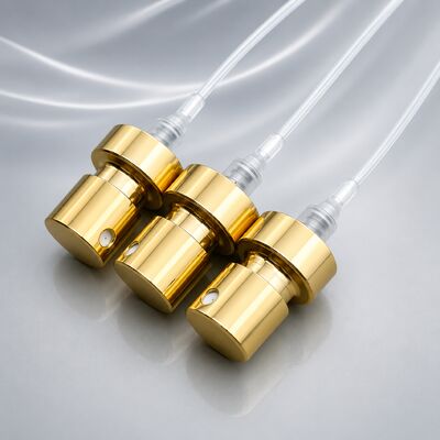 comprar Bomba de perfume com acabamento dourado com tecnologia de névoa microfina e selo de crimpagem seguro para fragrâncias luxuosas Fabricação em linha