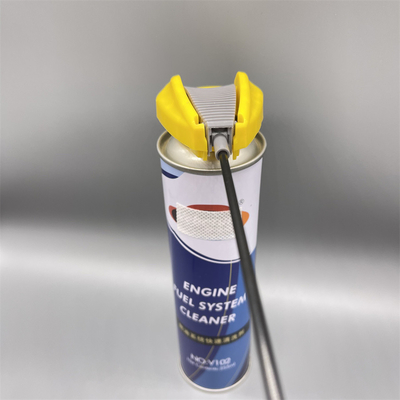 Tampa de spray de aerossol ajustável de duas vias para pulverização multidirecional