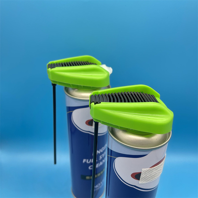Tampa de spray de aerossol ajustável de duas vias para pulverização multidirecional