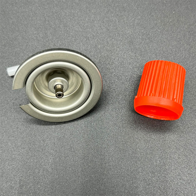 Válvula de fogão de mochila portátil em aerossol Controle de chama ajustável Construção durável