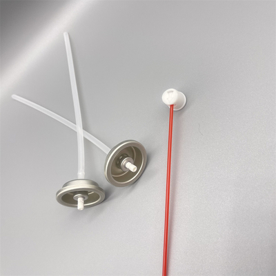 Válvula de lubrificante WD-40 de qualidade médica para distribuição de silicones estéreis e fluidos biocompativeis.