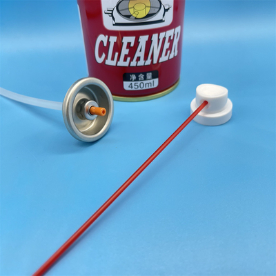 Valva de lubrificante WD-40 segura com tampa protetora para caixas de ferramentas, veículos de serviço e armazenamento com recurso anti-obstrução.