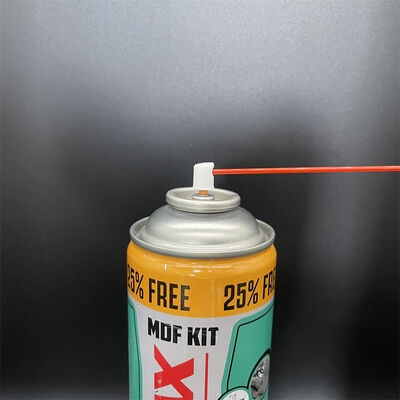 Válvula e Atuador Aerosol de Cobertura Total sem Esforço para Limpeza Doméstica e Projetos DIY com Dispersão de Névoa Consistente