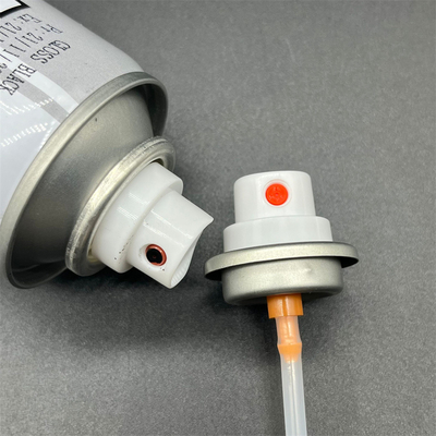 Válvula de aerossol de pintura de pulverização de alta precisão com atuador para revestimento liso