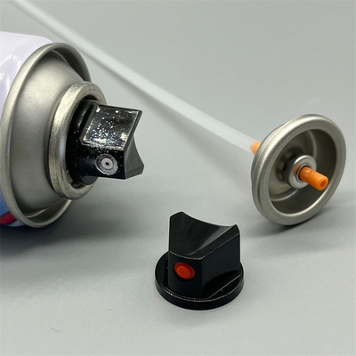 Válvula de aerossol para tinta spray de 1 polegada com controle de fluxo consistente para tintas industriais