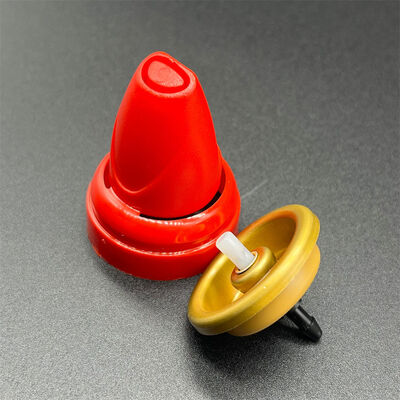 Válvula Dispensadora Invertida de Alumínio de Luxo para Embalagem de Mousse Capilar