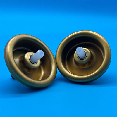 Válvula de alumínio invertida mousse de cabelo em aerossol com desempenho de saída uniforme