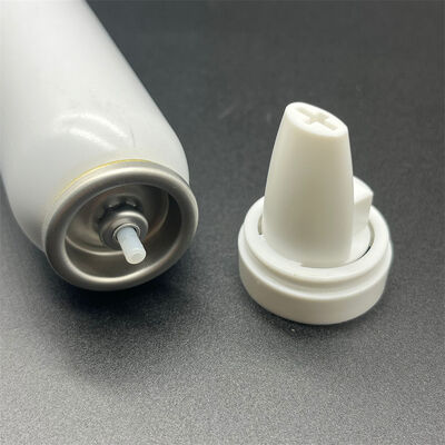 Dispensador de mousse de cabelo com aerossol compatível de alta velocidade para fabricantes de cosméticos em larga escala com alimentação anti-bloqueio e base de encolhimento rápido