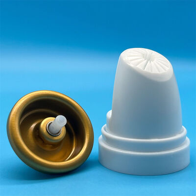 Dispensador de mousse de cabelo de aerossol não pegajoso para estilo masculino com suporte de acabamento fosco.