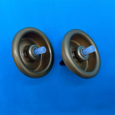 Acessório aerossol de mousse capilar de câmara dupla para mistura personalizável de fórmulas com válvula de mistura integrada