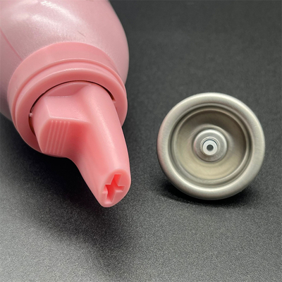 Eco Friendly Mousse Dispenser Valve 1.2mm Orifice Aerosol Spray Valve para cabelo sustentável Creme de cabelo & Mousse