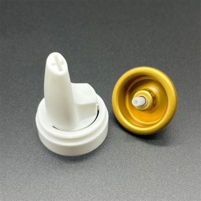 Valva de Dispensador de Produtos capilares de Precisão. 1.2mm Orifício para Mousse & Gel. Aplicações profissionais de cuidados capilares.