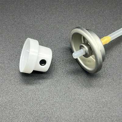 Válvula de spray corporal em aerossol ideal para marcas de cuidados pessoais