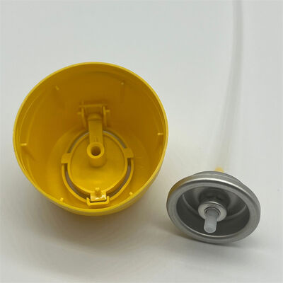 Válvula de spray corporal desodorante com componentes metálicos resistentes à corrosão