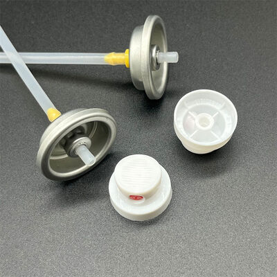 Válvula de aerossol com bico de névoa ultrafina, desempenho sem resíduos e operação 360° para spray de shampoo seco