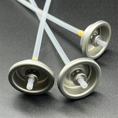 Válvula de pulverização de shampoo seco com bocal de névoa ultra-fina para desempenho livre de resíduos e vedação compacta à prova de vazamento