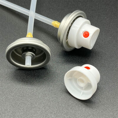 Válvulas de spray de xampu seco de folha de flandres de 1 polegada de alta qualidade, perfeitas para cuidados com o cabelo