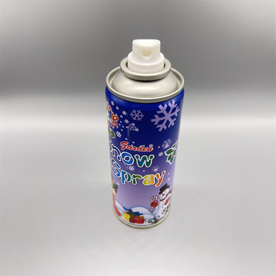 Válvula de Aerossol de Spray de Neve para Decoração Festiva, Encaixe de 1 Polegada