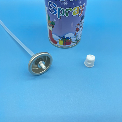 Válvula de aerossol ecologicamente amigável de vapor de neve de precisão para latas de lata/alumínio
