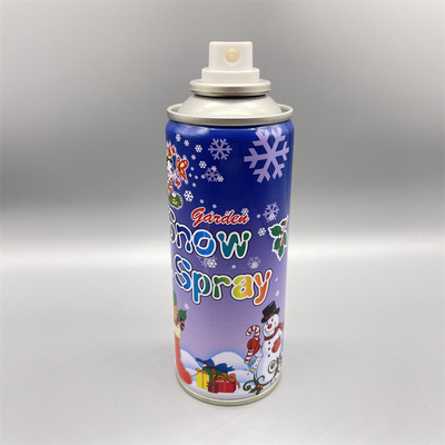 Válvula de aerossol de spray de neve para decorações de férias e feriados festivos