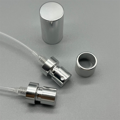 Elegante bomba de perfume de prata com tampa Dispensador elegante para fragrâncias