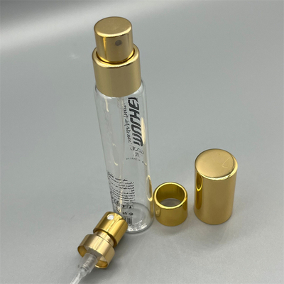 Luxuoso borrifador de frascos de perfume dourado - Elegante dispensador de fragrâncias