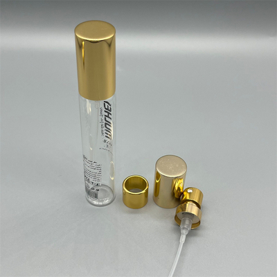 Fota de perfume dourado de luxo Bomba Elegante Dispensador de Fragrâncias
