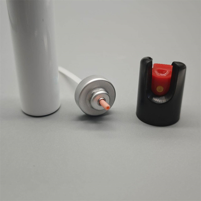 Capuz de válvula de bastão de spray de pimenta tático para equipamentos de defesa controle de precisão durável