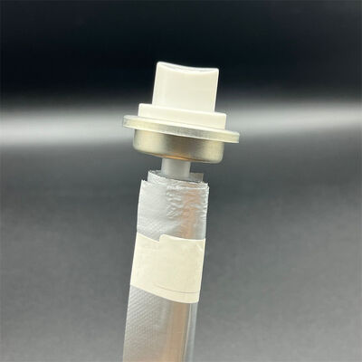 Compacta tampa de válvula de pulverização de pimenta feminina com mecanismo de bloqueio seguro