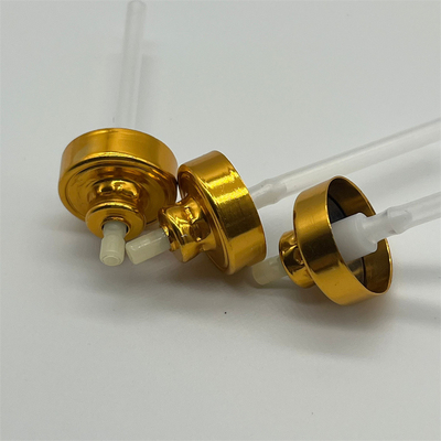 Válvula contínua de alumínio de qualidade superior 20 mm Dispensador de aerossóis eficiente para cuidados pessoais e industriais