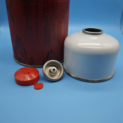 12 Bar Aerosol Butano Gas Container para versátil lata de alumínio 86mm ou 106mm